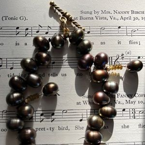 Pearl & tourmaline bracelet